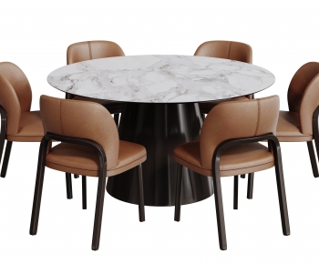 Modern Dining Table And Chairs-ID:371849578