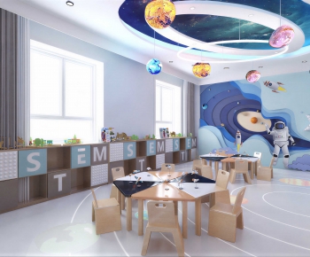 Modern Children's Kindergarten-ID:628422024