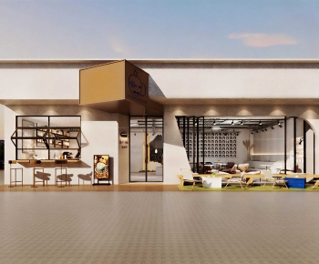 Modern Facade Element-ID:647844089