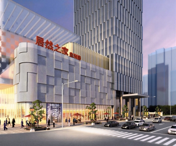 Modern Building Appearance-ID:650346042