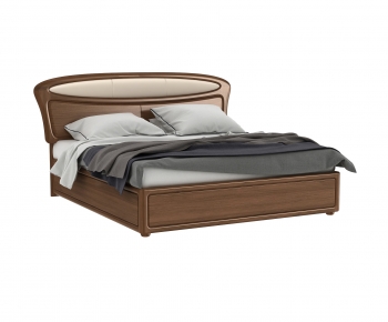 Modern Double Bed-ID:722928054