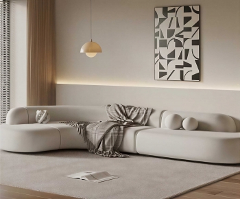 Modern Curved Sofa-ID:970324992