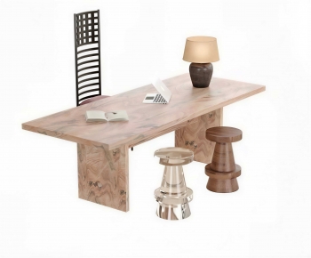 Modern Computer Desk And Chair-ID:249712941