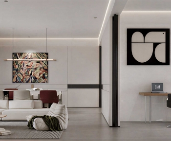 Modern A Living Room-ID:187422996