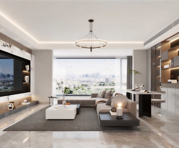 Modern A Living Room-ID:214586027