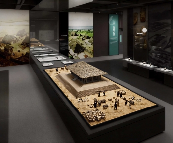 Modern Exhibition Hall-ID:645737896