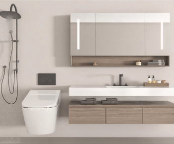 Modern Bathroom Cabinet-ID:665497062