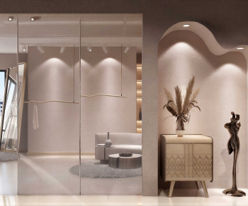 Modern Glass Screen Partition-ID:835396055