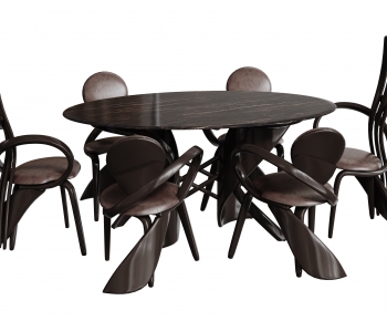 Modern Dining Table And Chairs-ID:720778949