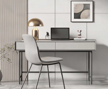 Modern Computer Desk And Chair-ID:794915915