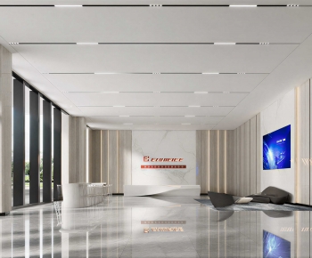 Modern Office Reception Desk-ID:321896088