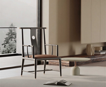 New Chinese Style Lounge Chair-ID:424029892