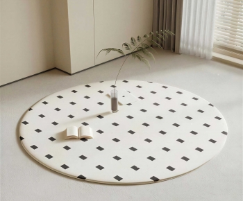 Modern Circular Carpet-ID:789573918
