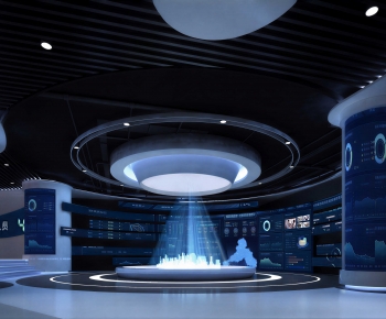 Modern Exhibition Hall-ID:272945882