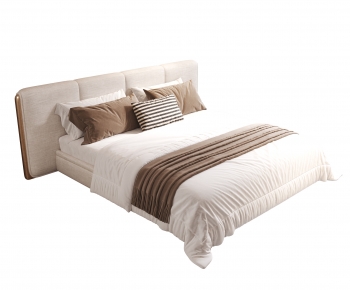Modern Double Bed-ID:811243063