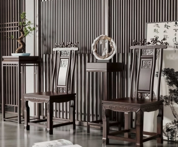 New Chinese Style Lounge Chair-ID:956970932