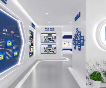 Modern Exhibition Hall-ID:337577104