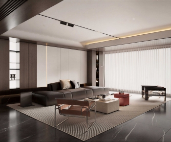 Modern A Living Room-ID:376689454