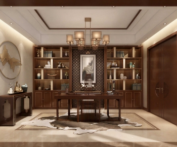 New Chinese Style Study Space-ID:255250961