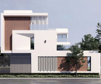 Modern Villa Appearance-ID:443584926