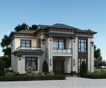 New Chinese Style Detached Villa-ID:650787123