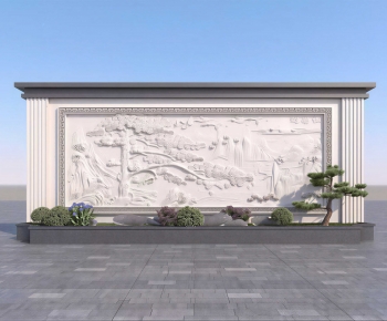New Chinese Style Landscape Wall-ID:819173108