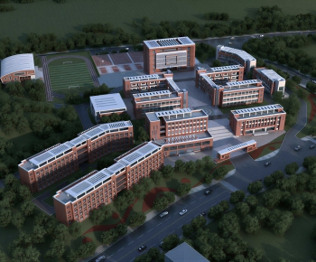 Modern Architectural Bird's-eye View Planning-ID:363465075
