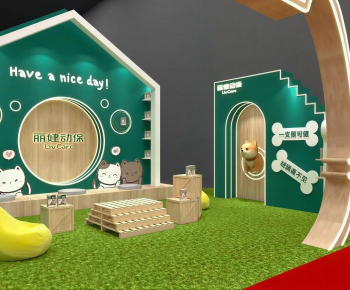 Modern Exhibition Hall-ID:574453128