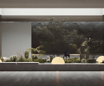 Modern Plant Landscaping-ID:555027016