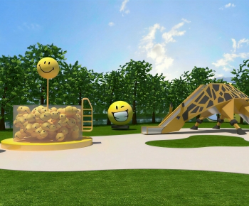 Modern Park Landscape-ID:951503998