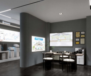 Modern Exhibition Hall-ID:324982889