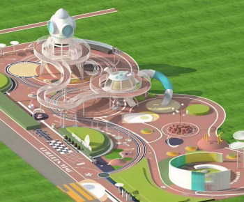 Modern Architectural Bird's-eye View Planning-ID:645991099