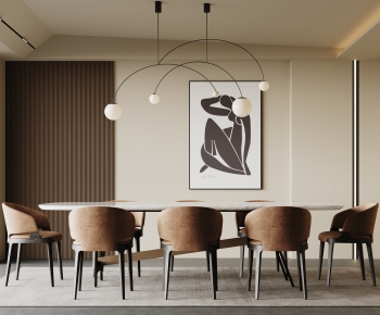 Modern Dining Table And Chairs-ID:763776068