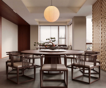 New Chinese Style Dining Room-ID:398494968