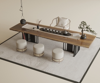 New Chinese Style Tea Tables And Chairs-ID:202913053