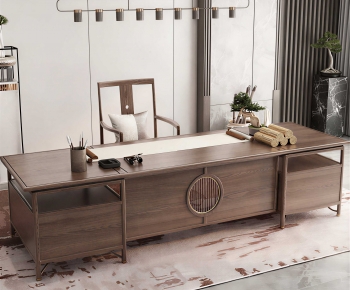 New Chinese Style Tea Tables And Chairs-ID:991520989