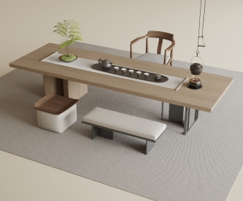 New Chinese Style Tea Tables And Chairs-ID:845561065