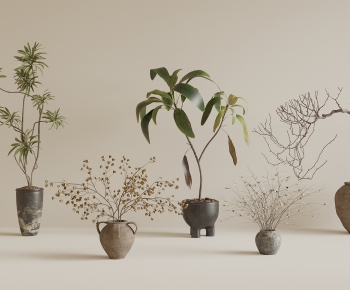 Modern Ground Green Plant Potted Plants-ID:531874901