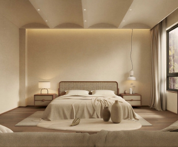 New Chinese Style Bedroom-ID:889608924