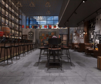 Industrial Style Restaurant-ID:638144977