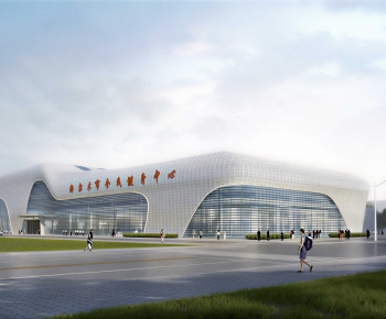 Modern Appearance Of Commercial Building-ID:212548974
