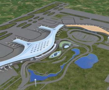 Modern Architectural Bird's-eye View Planning-ID:374576094