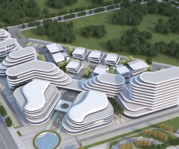 Modern Architectural Bird's-eye View Planning-ID:636327036