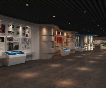 Modern Exhibition Hall-ID:568299315