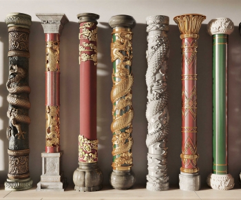 Chinese Style Column-ID:470531021