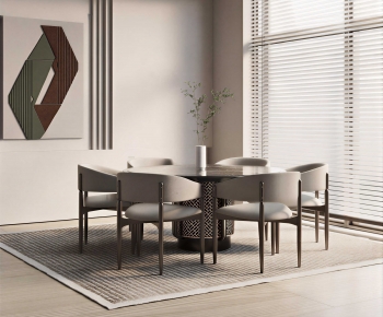 Modern Dining Table And Chairs-ID:355570375