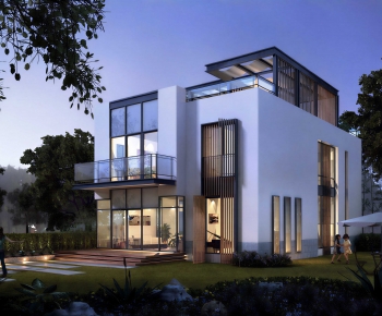 Modern Villa Appearance-ID:723671911