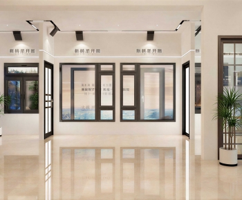 Modern Exhibition Hall-ID:602718113
