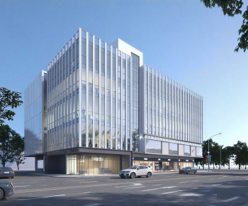 Modern Appearance Of Commercial Building-ID:859621056