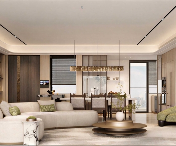 Modern A Living Room-ID:751065028